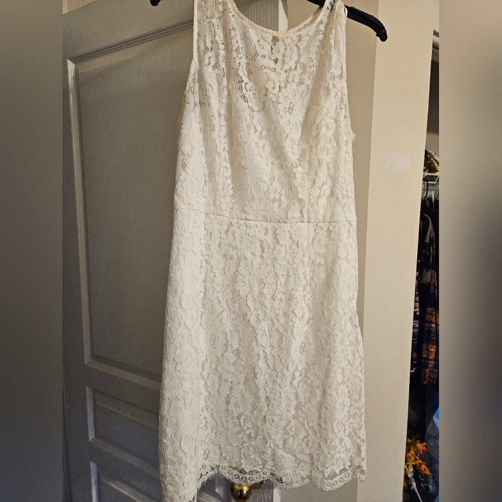 Eva Mendes Lace Dress